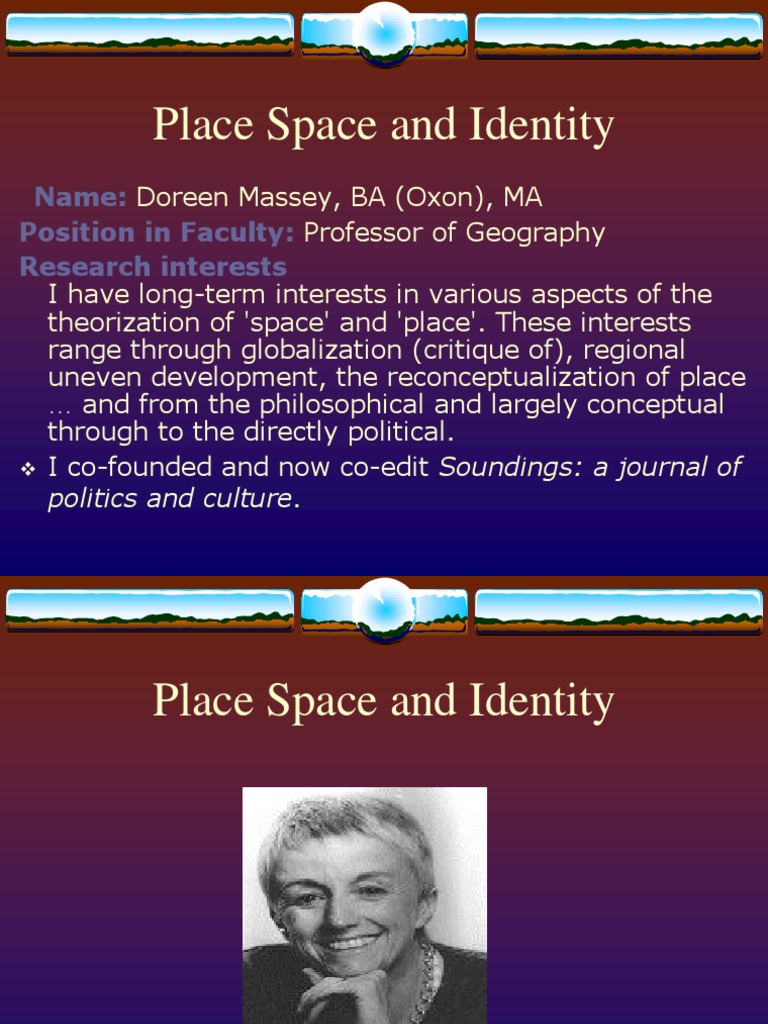 Understanding Place and Identity | PDF