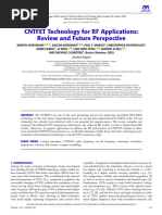 CNTFET - Technology - For - RF - Applications - Review - and - Future - Perspective - Aplicações