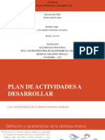 Plan de Actividades A Desarrollar