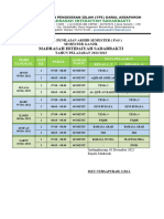 Jadwal Pas 2022-2023