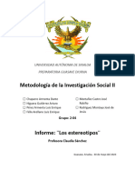 Presentacion Del Informe