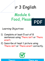 Module 3: Food, Please! There's & There Are