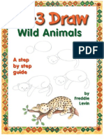 Steve Barr - 123 Draw Cartoon Wild Animals