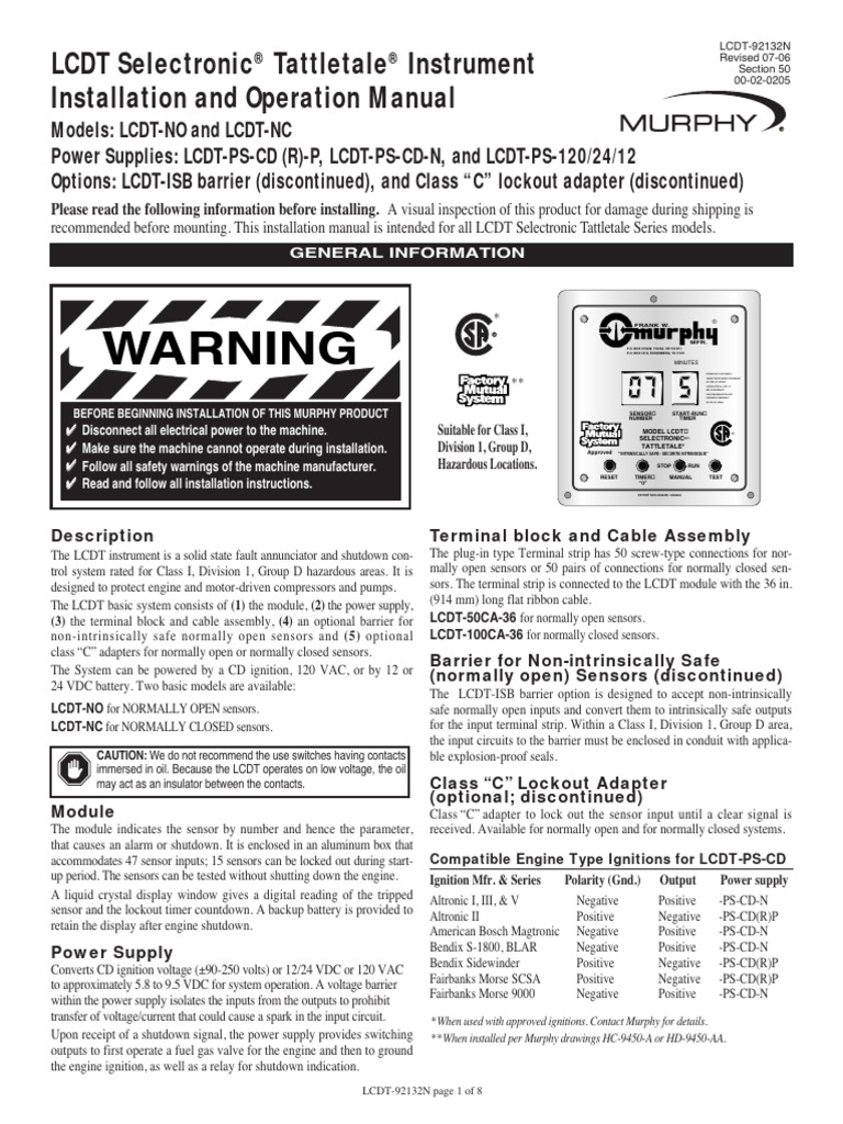 Panel LCDT | PDF | Switch | Power Supply