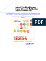 Sociology of Families Change Continuity and Diversity 1st Edition Ciabattari Test Bank