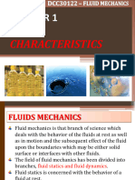 CH1 Fluid Characteristics