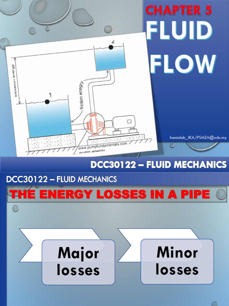 Pipe Energy Losses in Fluid Mechanics | PDF | Reynolds Number | Process ...