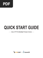 Cetus X FPV Kit - Quick Start Guide (Betaflight Version)