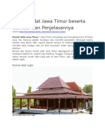 Rumah Adat Jawa Timur