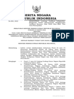 Peraturan Menteri Perindustrian Nomor 43 Tahun 2022