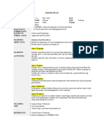 Lesson Plan Projek Sabun