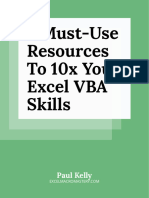 5 Must-Use Resources To 10x Your Excel VBA Skills