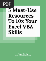 5 Must-Use Resources To 10x Your Excel VBA Skills