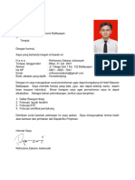 Surat Lamaran Kerja Refrezona Yang Diringkas