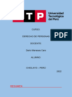 Trabajo Derecho de Personas