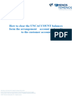 PACS How To Clear The UNCACCOUNT Balances