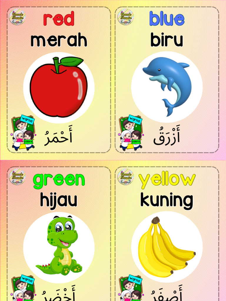 Flashcard Warna PDF