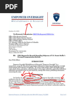 Empowr Oversight Subpoena Jason Foster Records FBI