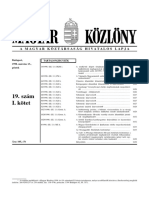 Magyar Közlöny 1998. Évi 19. Szám 1. Rész