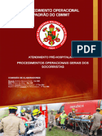 POP 1.2 - Procedimentos Operacionais Gerais Dos Socorristas