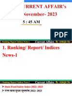 6th November Current Affairs