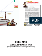 BUKU AJAR QAWA'ID FIQHIYYAH (Inspirasi Dan Dasar Penetapan Hukum)