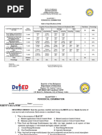 Periodical Exam (Quarter 1)