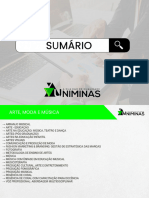 Sumário Cursos Uniminas