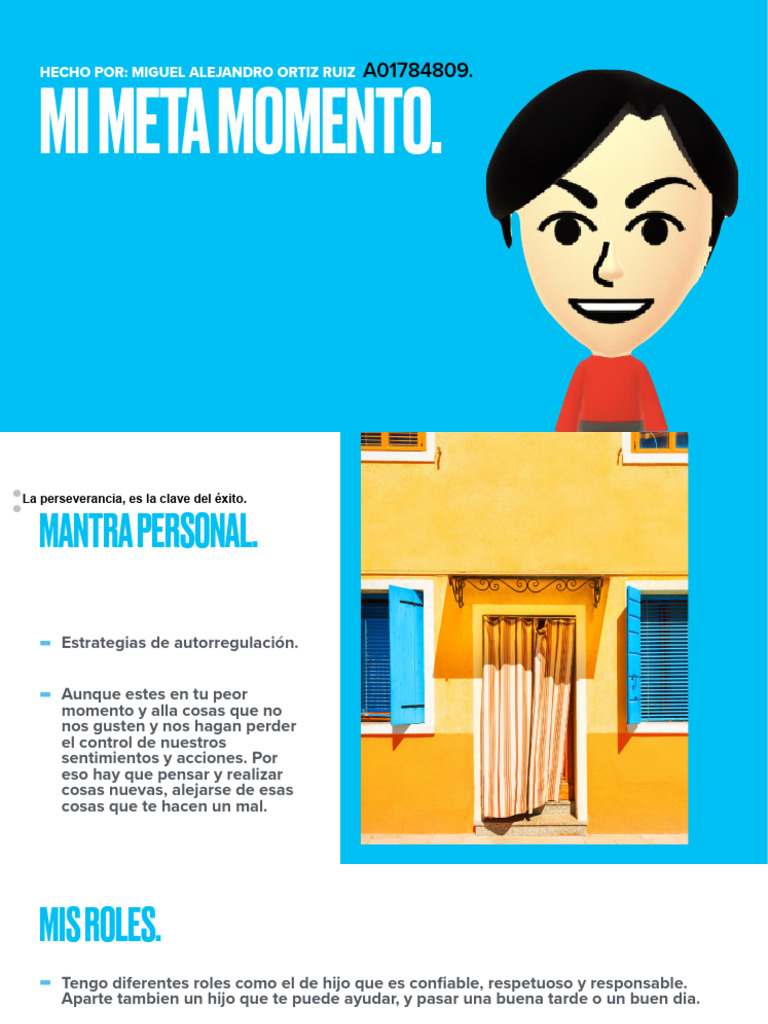 Mi Meta Momento y Roles Personales | PDF