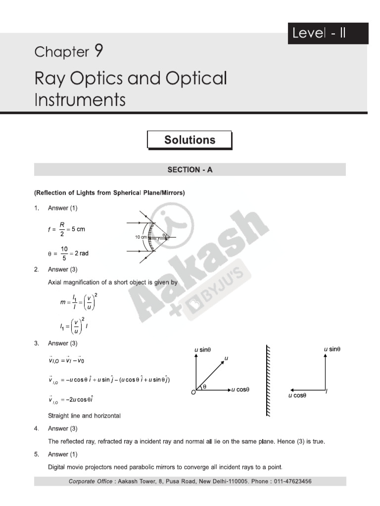 CLS MED 23 24 XII Phy Package 4 Level 2 Chapter 9 | PDF
