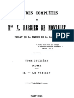Oeuvres Completes de Mgr X.barbier de Montault (Tome 2)