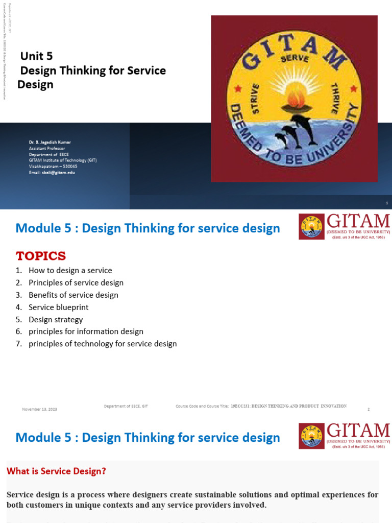 New Approach For Service Design Using Design Thinking | PDF | Design ...