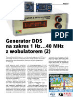 Generator Dds Na Zakres 1 HZ 40 MHZ Z Wobulatorem (2) : Projekty