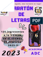 Maratón Letras - Final