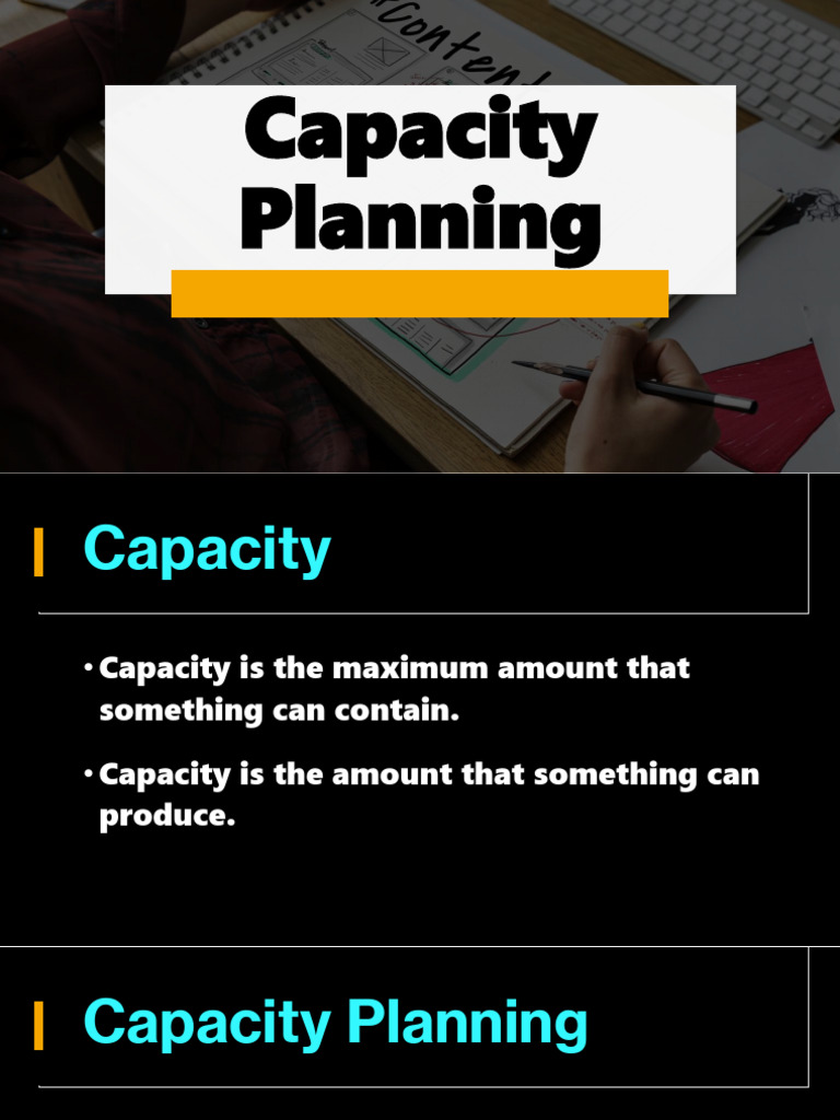 Capacity Planning PDF Output (Economics) Business Economics