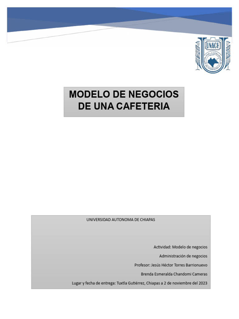 Modelos de Negocios de Una Cafeteria | Descargar gratis PDF | café ...