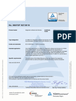 Certificate Functional Safety SIL 2 Kemudian