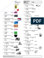 Soal PAS 1 Kelas II 2022-2023