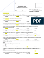 3rd Assessment Math in Modern World Key