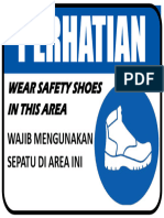 Safety Shoes Perhatian