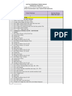 Daftar Spesifikasi Teknis