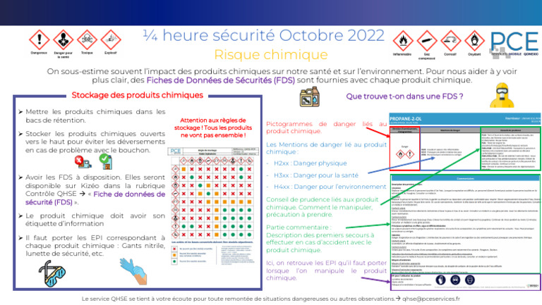 Sécurité des Produits Chimiques : FDS et EPI | PDF | Substances ...