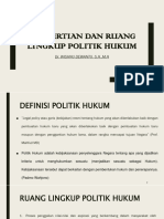 01-Pengertian Dan Ruang Lingkup Politik Hukum