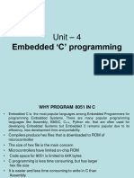 Unit-4-Embedded C Programming