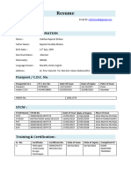 Resume Vaibhav Bhilare PDF