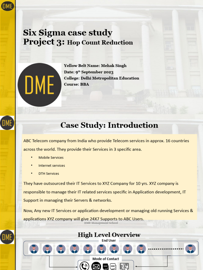 HH-HOP Count Reduction-DMAIC | PDF | Sampling (Statistics) | Brainstorming