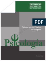 Elaboración de Pruebas Psicológicas ME