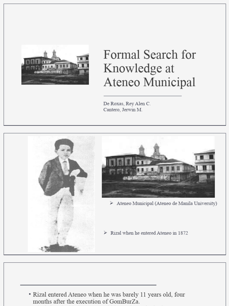 Rizal at Ateneo | PDF | Humanities | Roman Empire