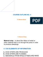 Course Outline No. 4: IV. Material Strips
