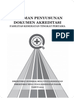 5-Pedoman Penyusunan Dokumen Akreditasi (Bahan Akreditasi PKM) Tahun 2015